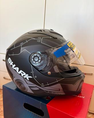 casco moto shark colore nero