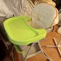 Seggiolone più seggiolino da tavolo