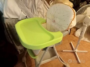 Seggiolone più seggiolino da tavolo