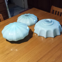 3 campane per lampadario liberty