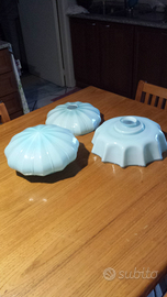 3 campane per lampadario liberty