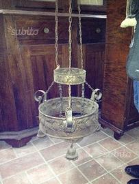 Lampada in ferro battuto