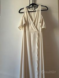 Vestito lungo bianco