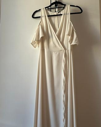 Vestito lungo bianco