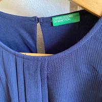 Abito blu Benetton da bambina