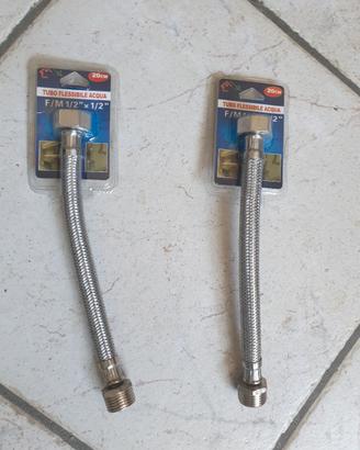 2 tubi flessibili acqua 