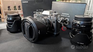 Fujifilm X-T3 (disponibile con 10-24, 23, 50-140)