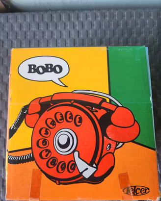 telefono BOBO blu nuovo 