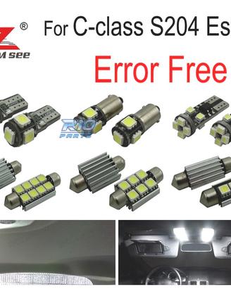KIT 19 LAMPADE LED INTERNE MERCEDES CLASSE C S204 
