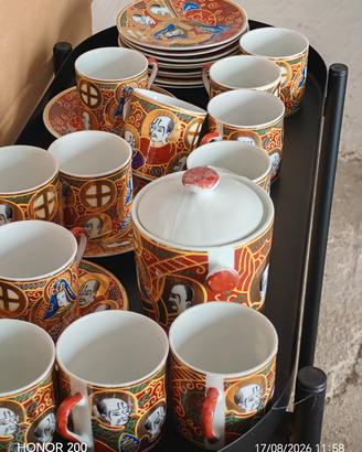 set  vintage 12 tazzine 