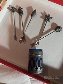 porta stecchini cocktail e stecchini