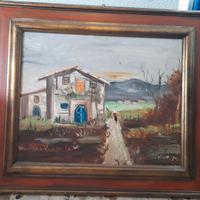 Dipinto Casolare in campagna