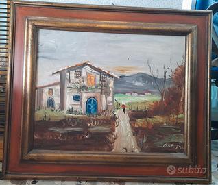 Dipinto Casolare in campagna