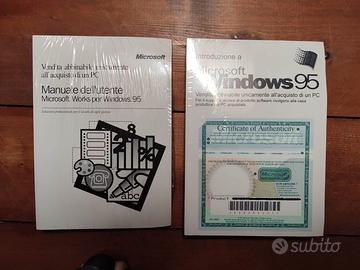2 manuali con cd originale Windows 95