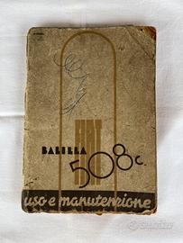 Libretto uso e manutenzione