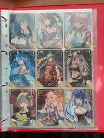 Lotto carte Goddess story rarità R NS-09 completo