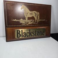 tabella pubblicitaria vintage a tema equestre