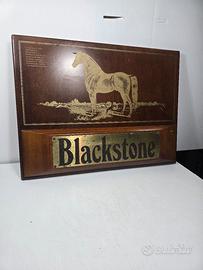 tabella pubblicitaria vintage a tema equestre