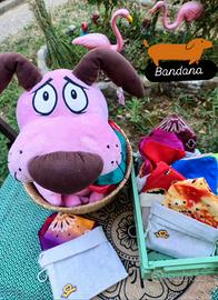 Set Doggy Bandana+spilla "Love Dog"
