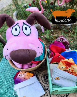 Set Doggy Bandana+spilla "Love Dog"