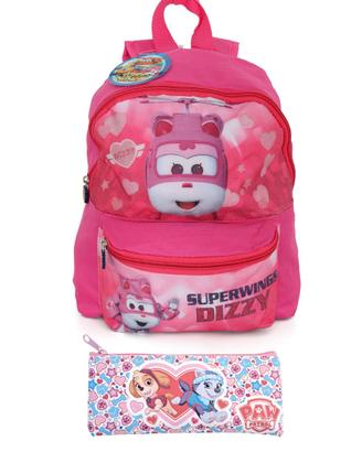 ZAINO + ASTUCCIO BAMBINA *SUPERWINGS - SCONTO +30%
