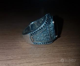 anello da uomo turco in argento