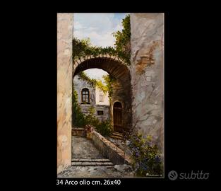 Olio su Tela  "Arco" - Maestro Sergio Gianesini