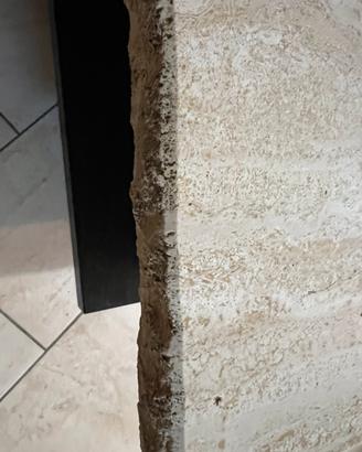piano di marmo travertino