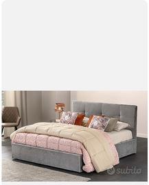 Letto matrimoniale+ panca con contenitore
