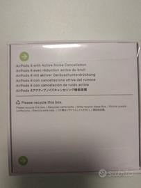 airpods 4 con cancellazione attiva del rumore