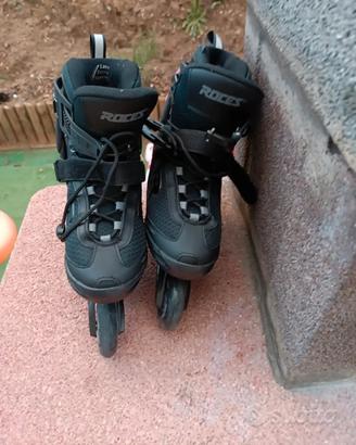 pattini in linea roces compreso di protezione 