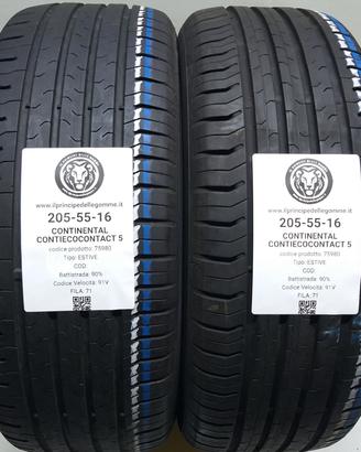 2 GOMME 205 55 16 CONTINENTAL A75980