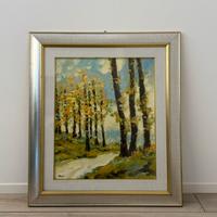 Dipinto “Strada nel Bosco” di Tozzi