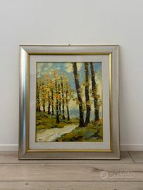 Dipinto “Strada nel Bosco” di Tozzi
