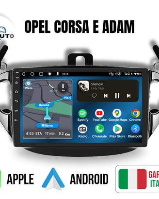 Opel Corsa e Adam KIT COMPLETO Autoradio Android