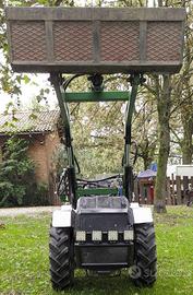 Trattorino 4x4 con pala e carrello idraulico