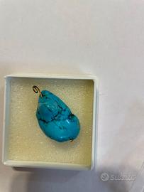 Ciondolo turchese naturale