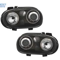 FARI VOLKSWAGEN VW GOLF 4 ANGEL EYES R32 FONDO NER