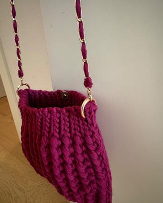 Borsa a tracolla artigianale fatta a mano