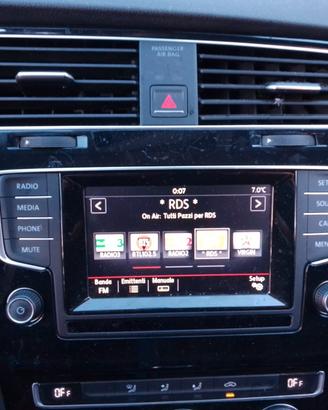NAVIGATORE RADIO INFOTAINMENT GOLF 7 con sblocco 5
