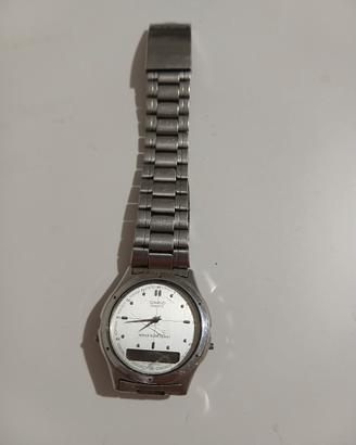 Orologio vintage Casio Quartz cinturino acciaio
