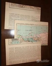 Carte geografiche CTI (TCI) originali del 1941