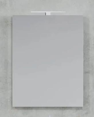 SPECCHIO DA BAGNO CON LAMPADA CROMATA