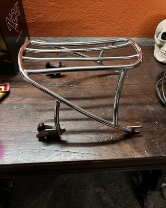 Portapacchi HarleyDyna Cromato Sgancio Rapido