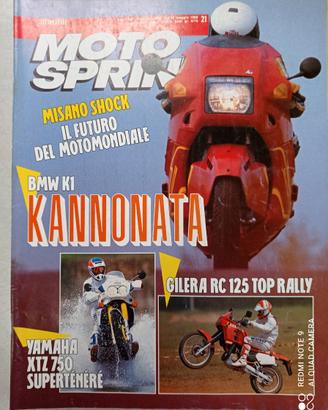 Rivista MOTOSPRINT numero 21 del 1989