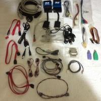 Lotto cavi e dischetti computer fisso