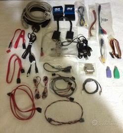 Lotto cavi e dischetti computer fisso