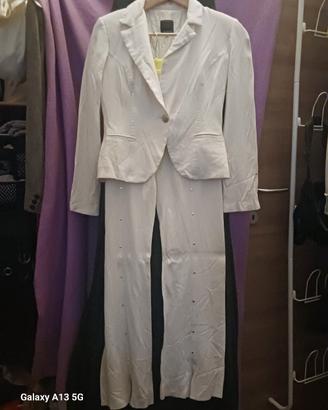 completo viscosa bianco tg S