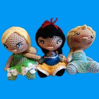 set 3 amigurumi 