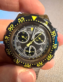 Swatch Scuba Chrono Vintage "Deep Wave" SDN100